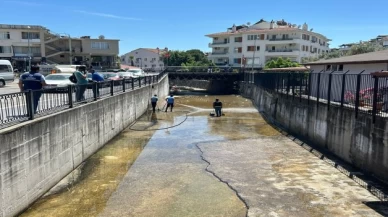 Muski'nin Marmaris'teki Dere Temizliği Çalışmaları Devam Ediyor