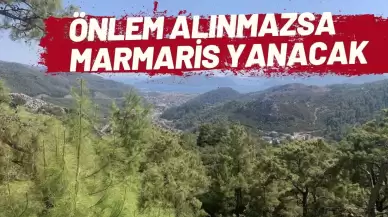 Marmaris’te şehir yangını riski!