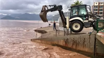 Marmaris'te metrekareye 98 kilogram yağış