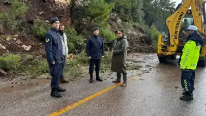 Marmaris'te Kaymakam Kaya’dan yağış mesaisi