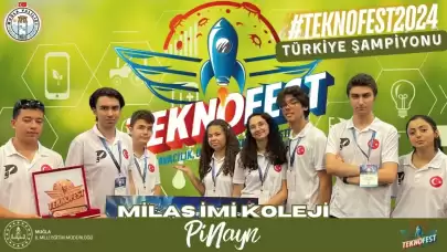 Muğlalı genç mucitler TEKNOFEST’e damga vurdu