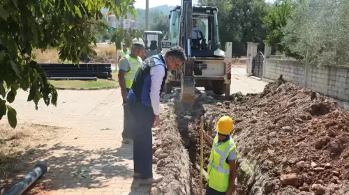 Muğla Büyükşehir Menteşe’deki su sorununu çözüyor