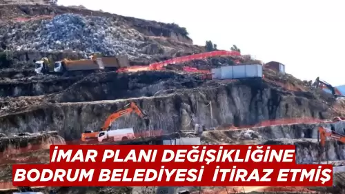 Kesme Dağı’ndaki Doğa Talanına Bodrum Belediyesinin İtiraz Ettiği Ortaya Çıktı