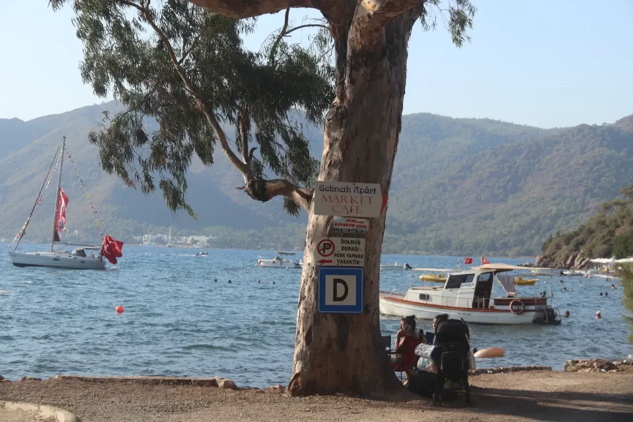 Marmaris’te deniz manzaralı durak!